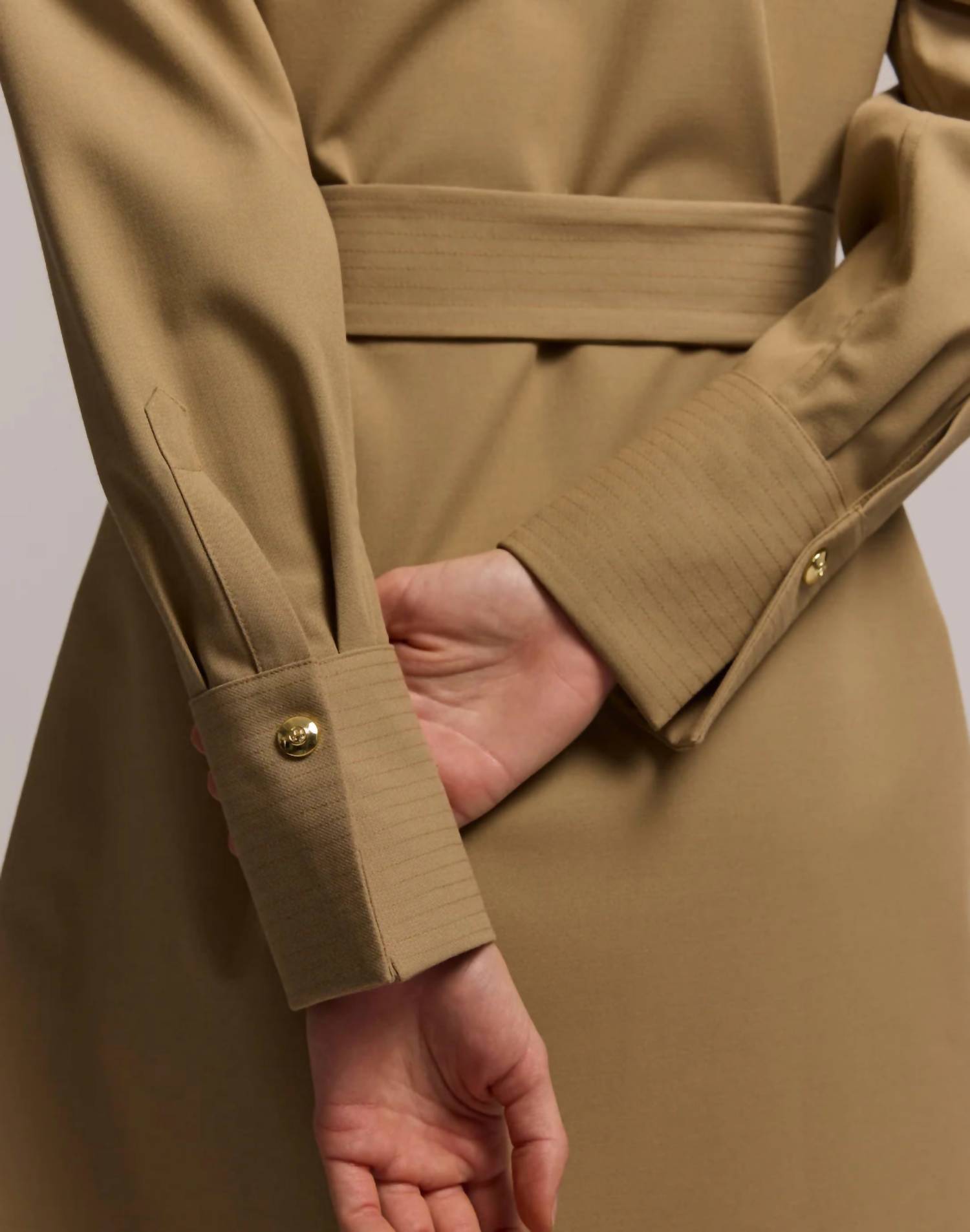 Hinson Wu - Astrid Long Sleeve Traveler's Twill Mini Dress