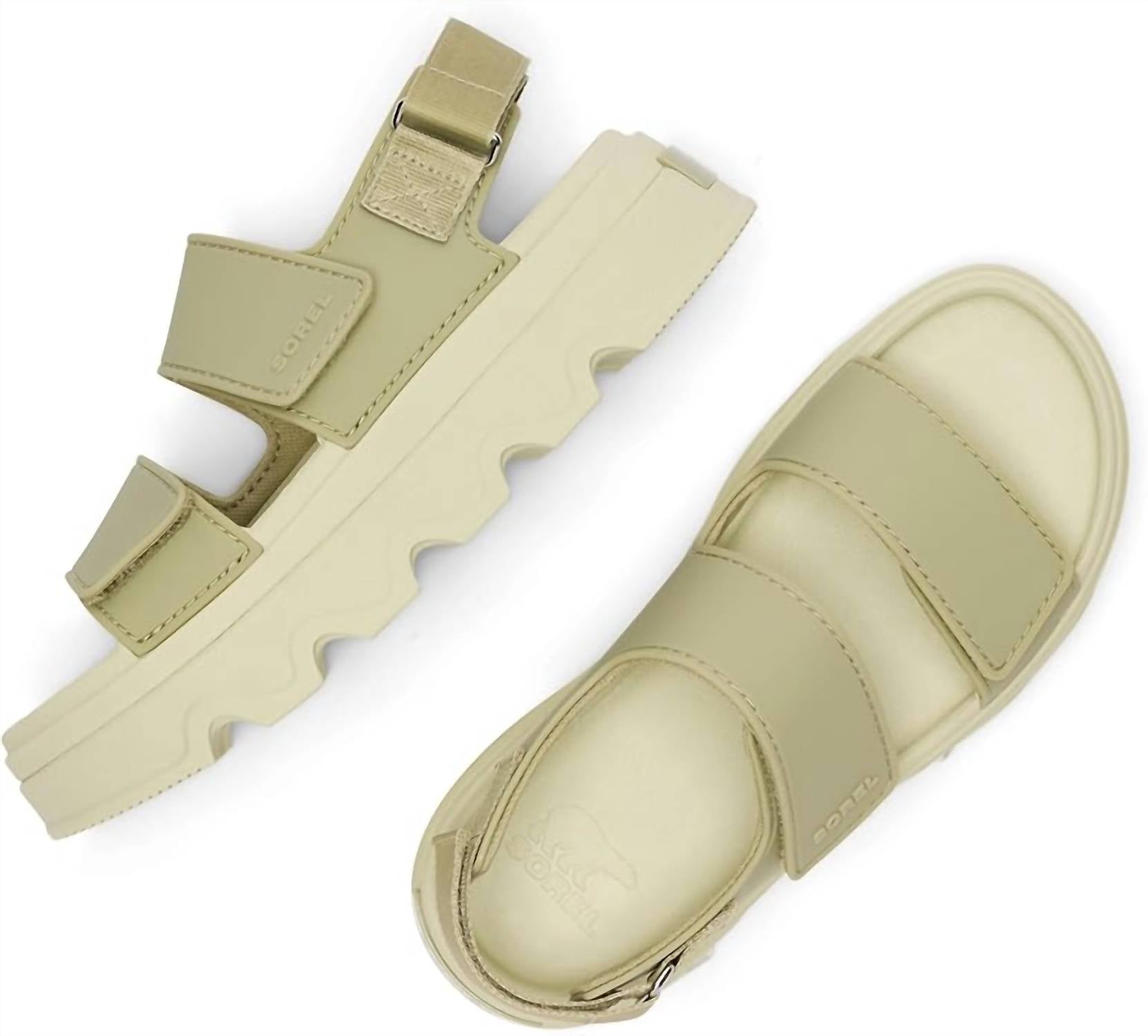 SOREL Women's Kinetic Sunchase Ankle Strap Sandals in dusty twill light aloe - women's sandal - view 5