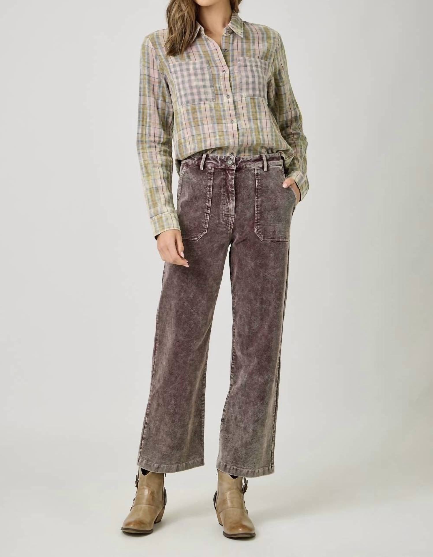 Mystree - Washed Corduroy Trousers