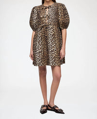 Ganni - Mini Tie Strap Dress
