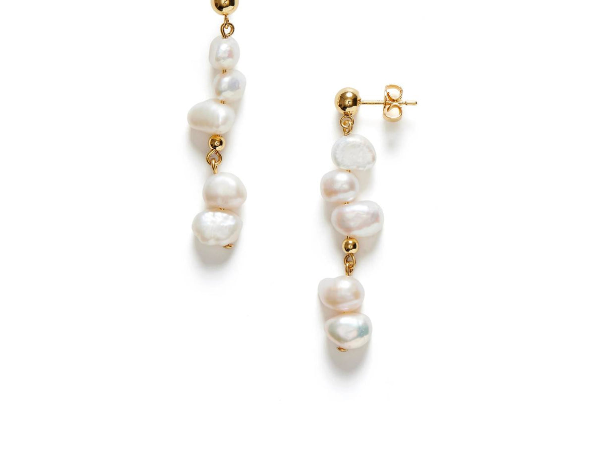 Anni Lu - Women's Pearly Drop Earrings