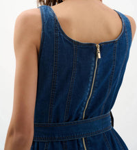 Joseph Ribkoff - Belted Midi A-line Dress