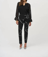 Joseph Ribkoff - Pull On Printed Pant
