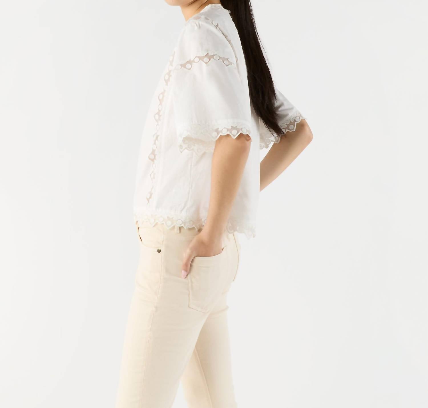 Ulla Johnson - Kai Short Sleeve Top