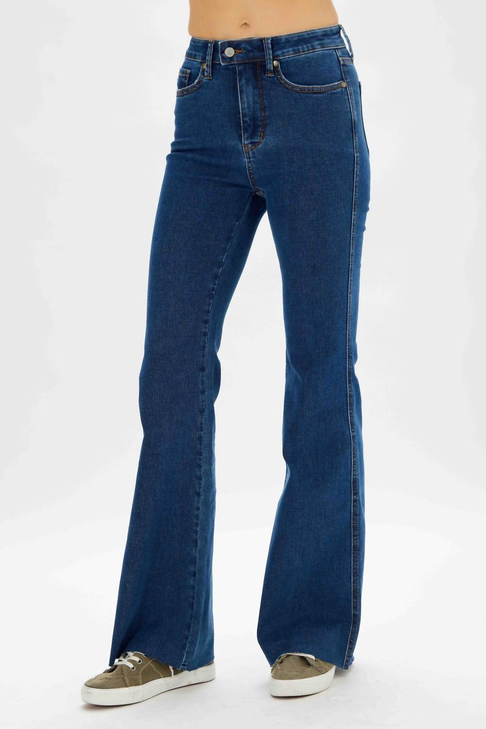 Judy Blue - Cool Denim High Waist Control Flare Jeans