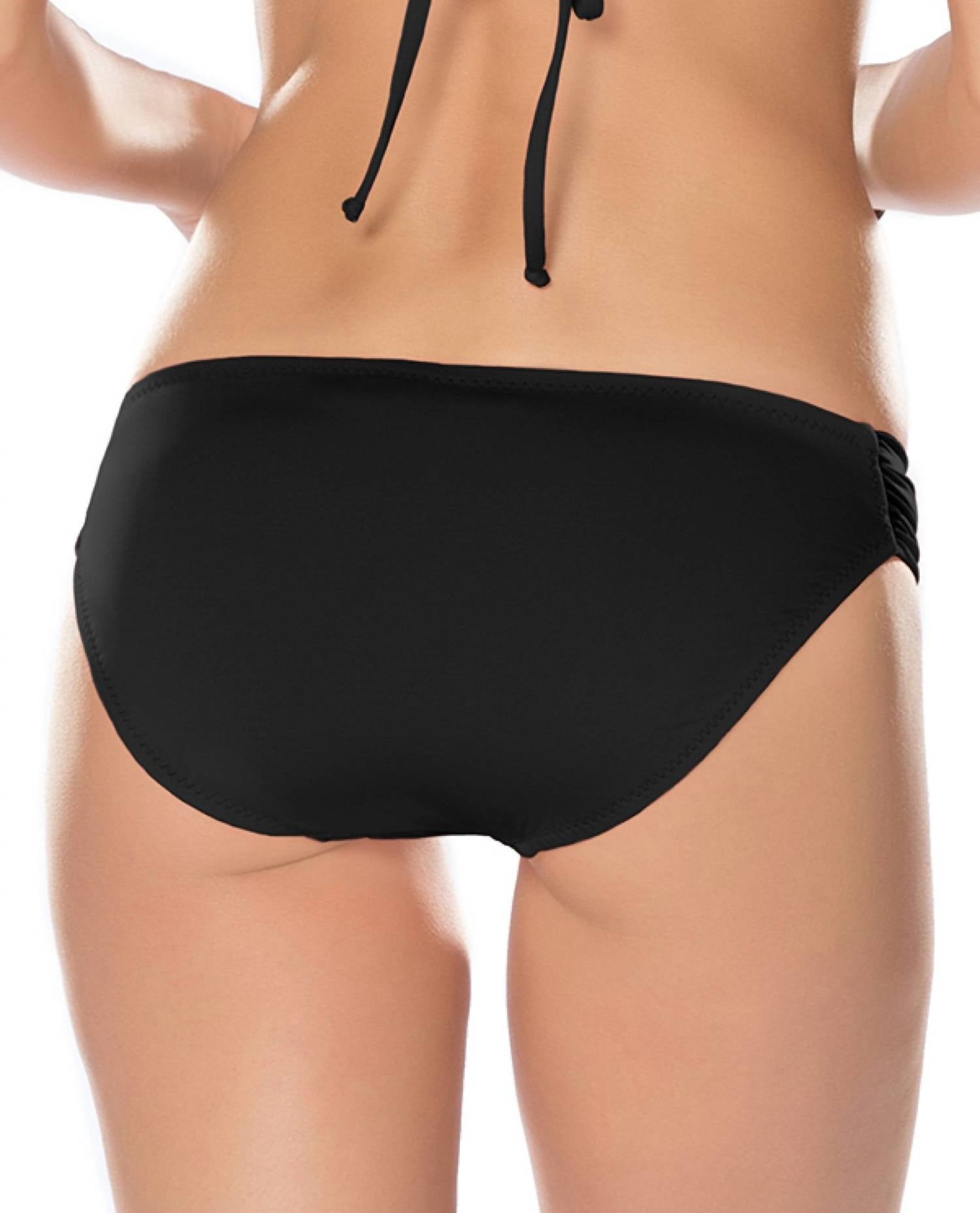 Becca - Virtue Code Shirred Tab Side American Hipster Bikini Bottom
