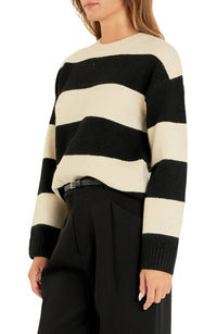 English Factory - Bold Stripe Crewneck Sweater