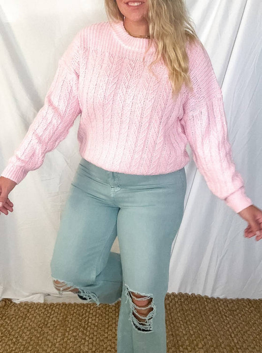 Ee:Some - Blushing Knit Sweater
