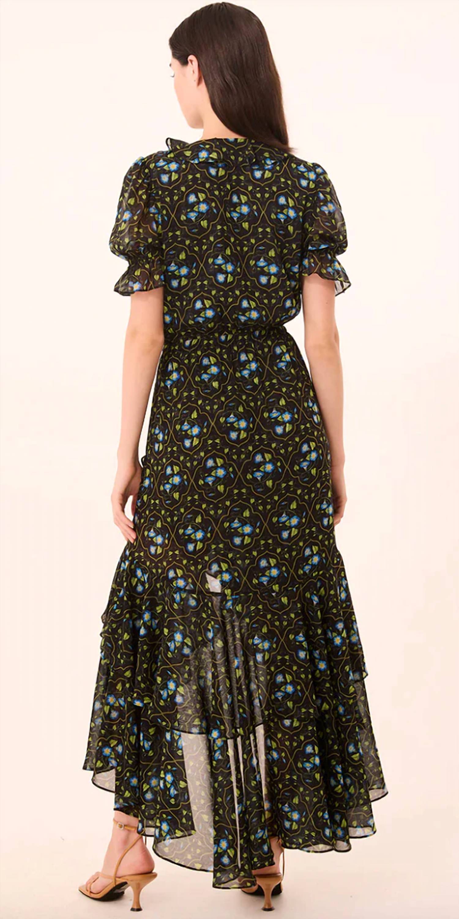Misa Los Angeles - Jodie High-low Hem Midi Dress