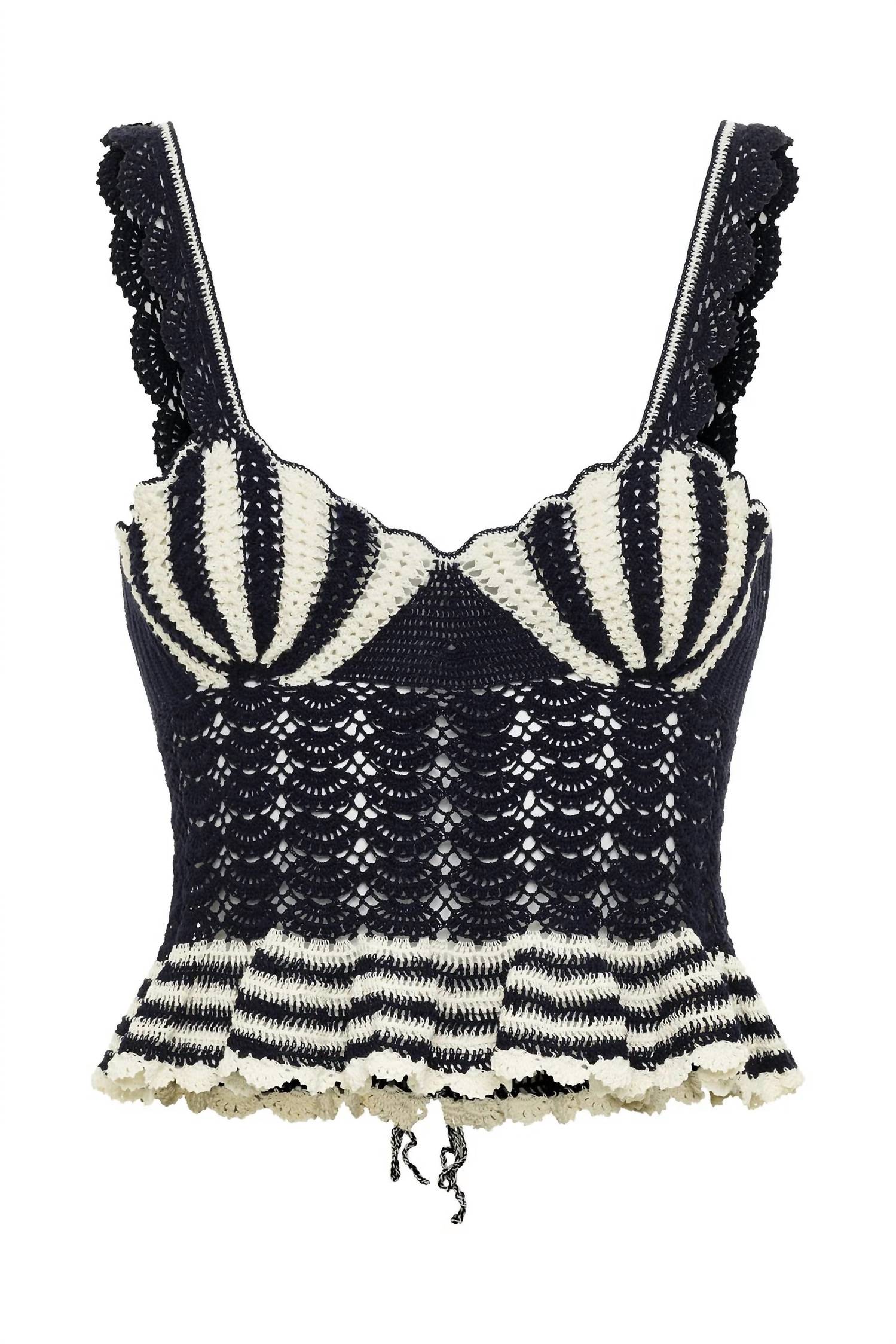 Carolina K - Shell Crochet Top