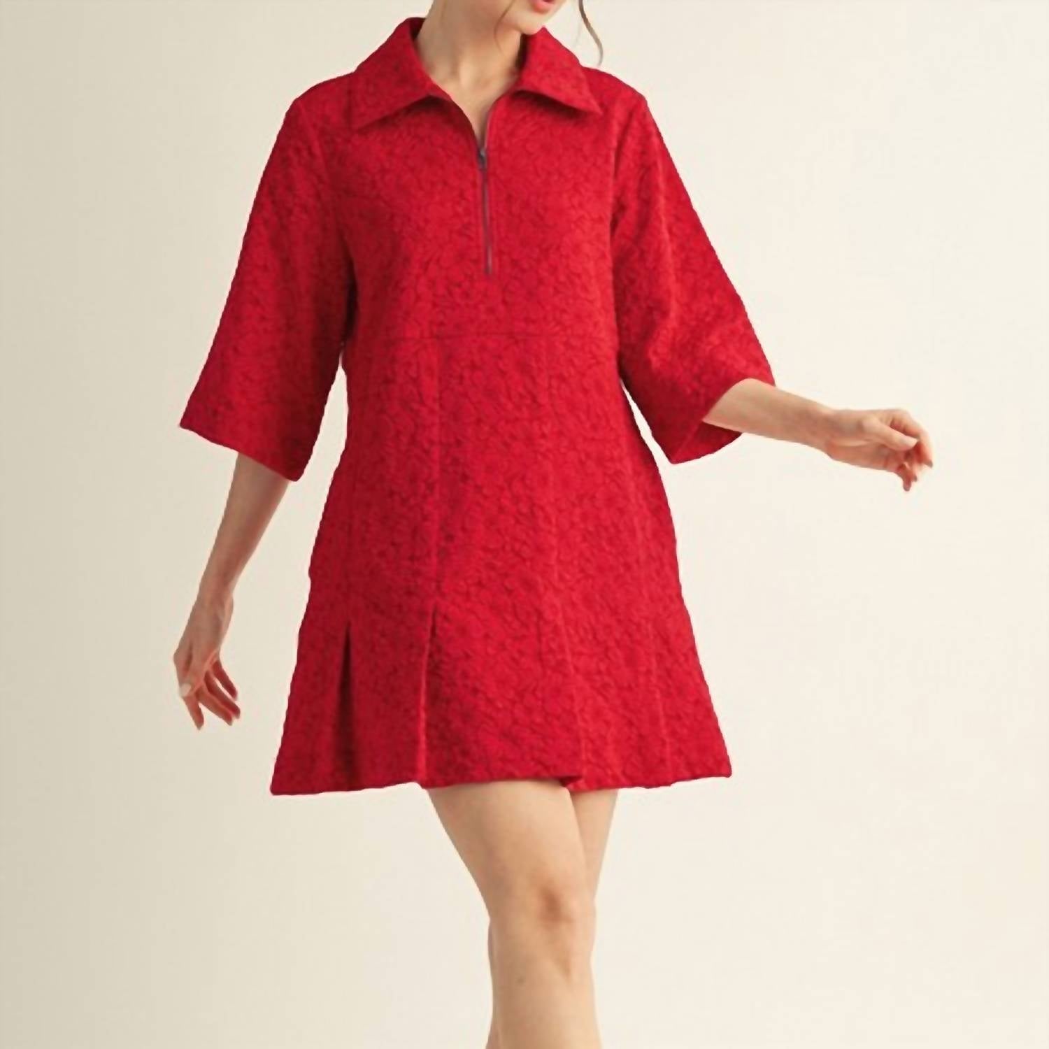 Jodifl - Cassie Floral Jacquard Dress
