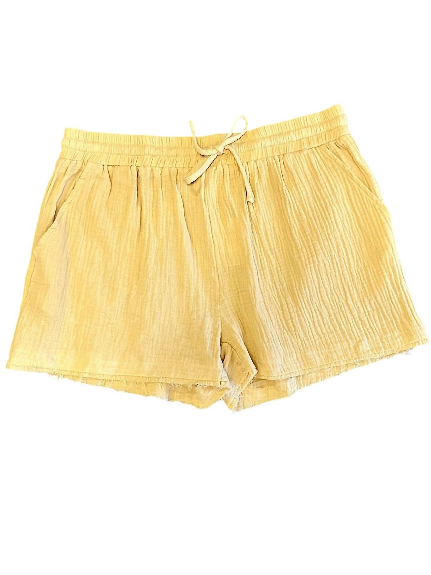 Heyson - Women's Drawstring Gauze Shorts - Plus