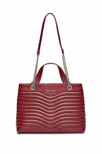 M.A.B. QUILTED TOP HANDLE SATCHEL