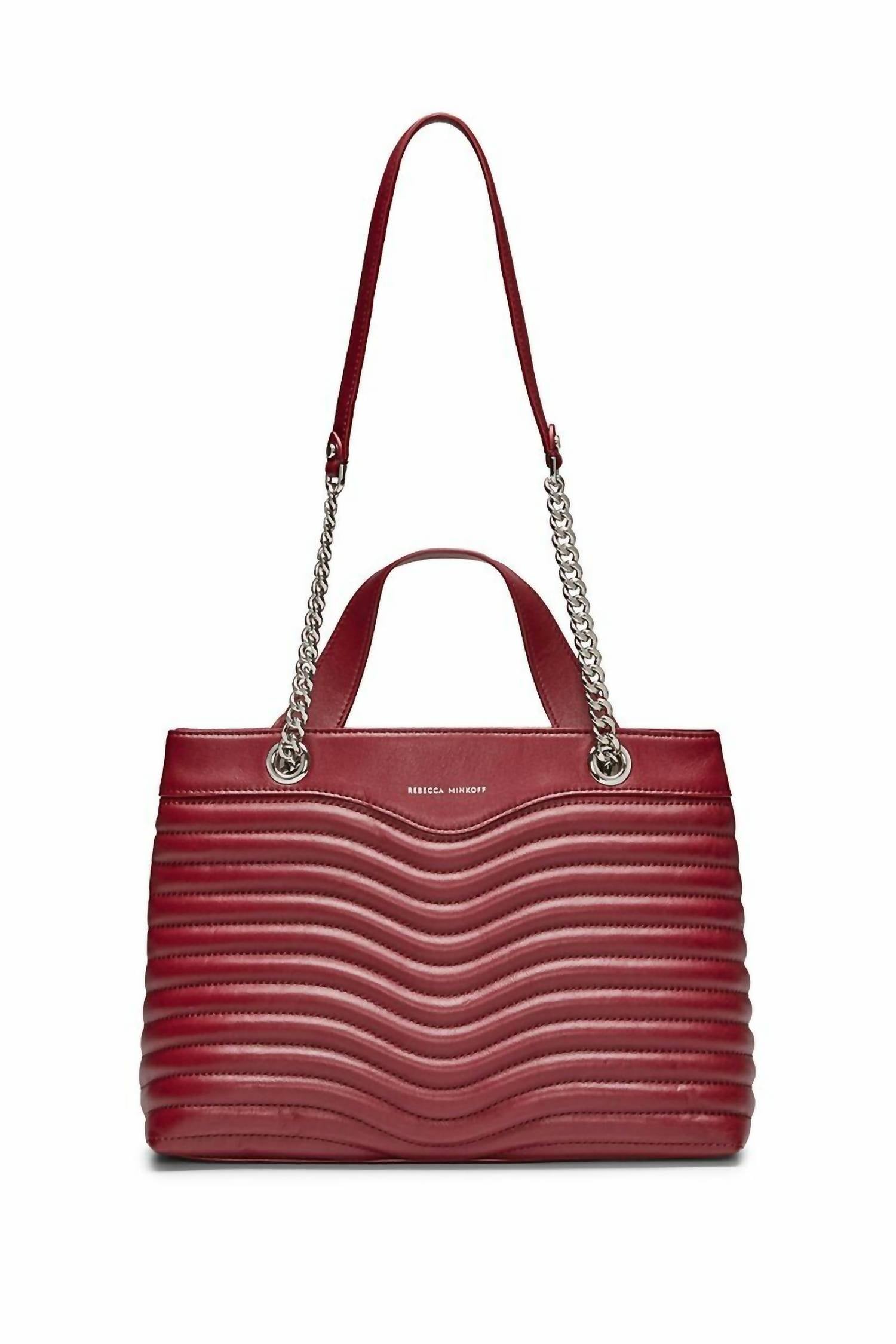 M.A.B. QUILTED TOP HANDLE SATCHEL