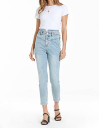 DEAR JOHN DENIM Roxie Snap Denim Jeans in carolina beach - women's jeans