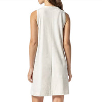 Lilla P - SPLIT NECK SLEEVELESS DRESS