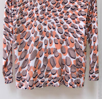 Marble - Women's Spot Print V Neck Sweater