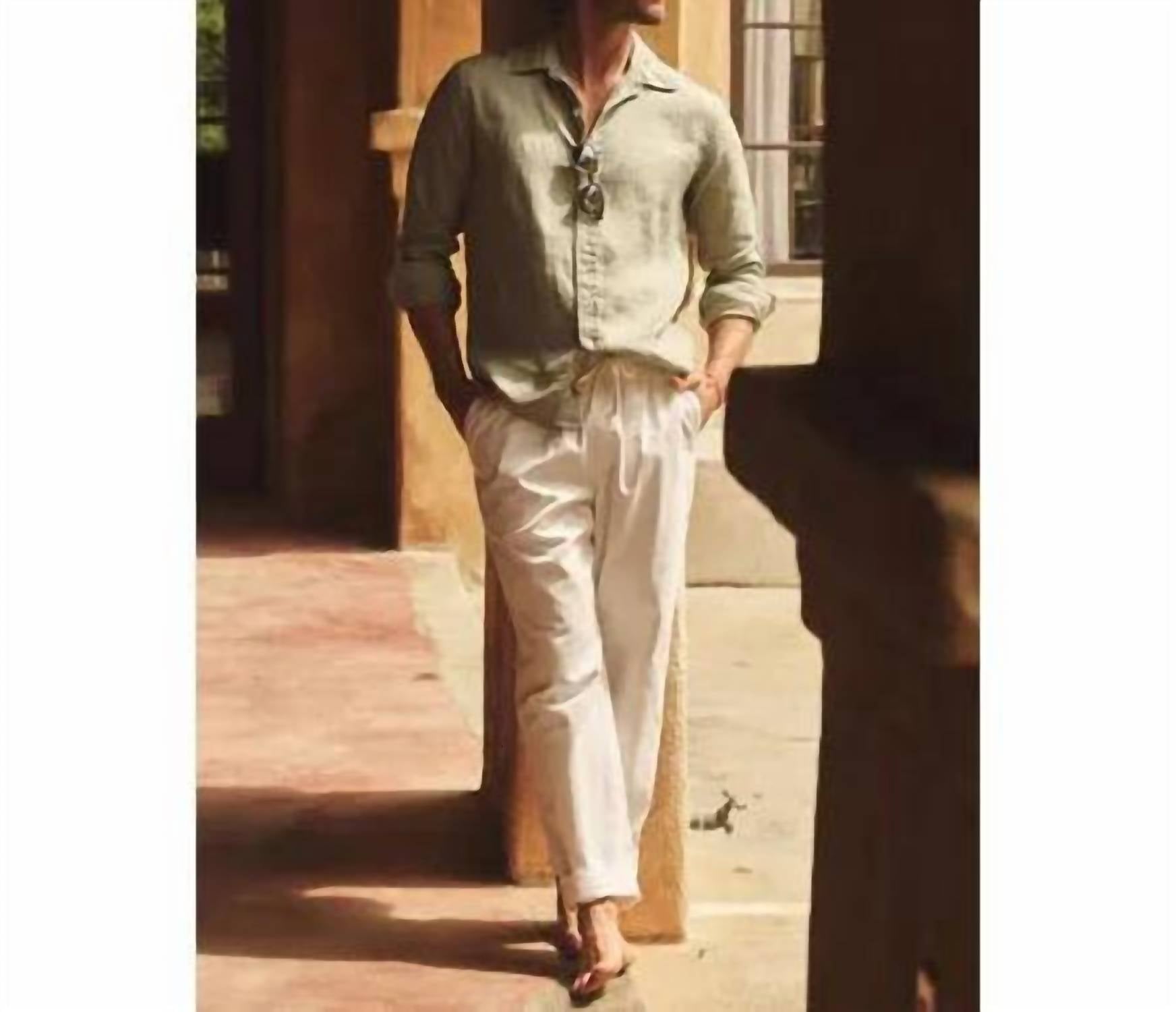 Velvet Men - Caruso Linen Button Up