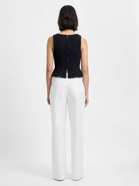 French Connection - Azra Twill Peplum Top