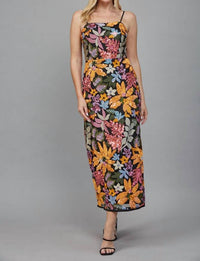 Fate - Women's Floral Sequin Midi Dress