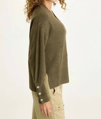 Xcvi - Relaxed Fit V-Neck Knit Sweater