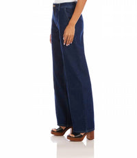 Karen Kane - Seam Detail Wide-Leg Jeans