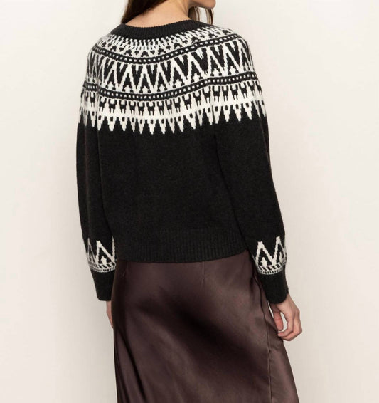 Sanctuary - Women's Fairisle Crewneck Cardigan