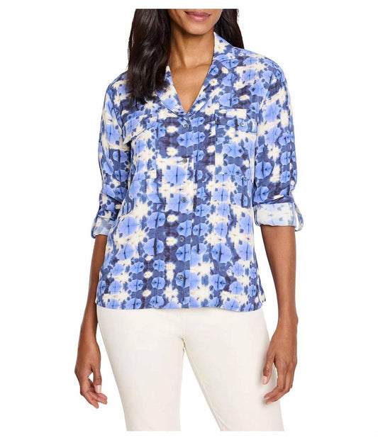 Nic + Zoe - Shibori Stone Shirt