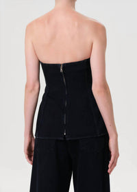 Agolde - Lara Sleeveless Denim Corset Top