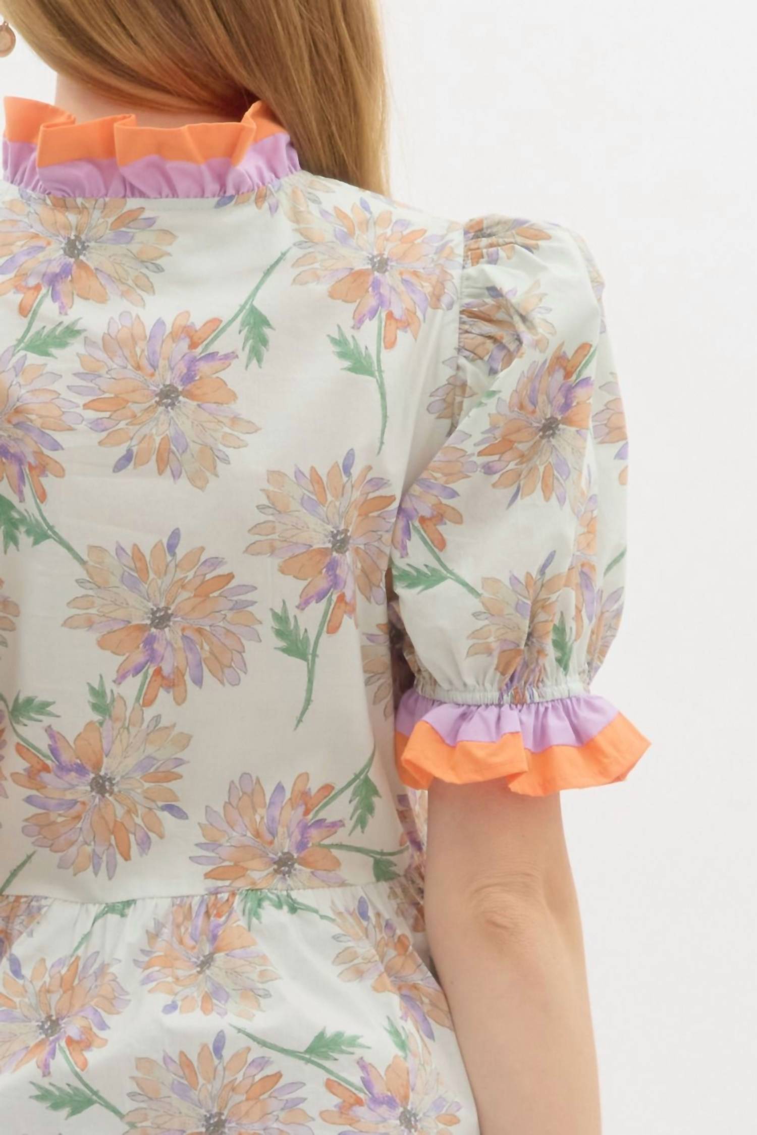 Entro - Faith Floral Top