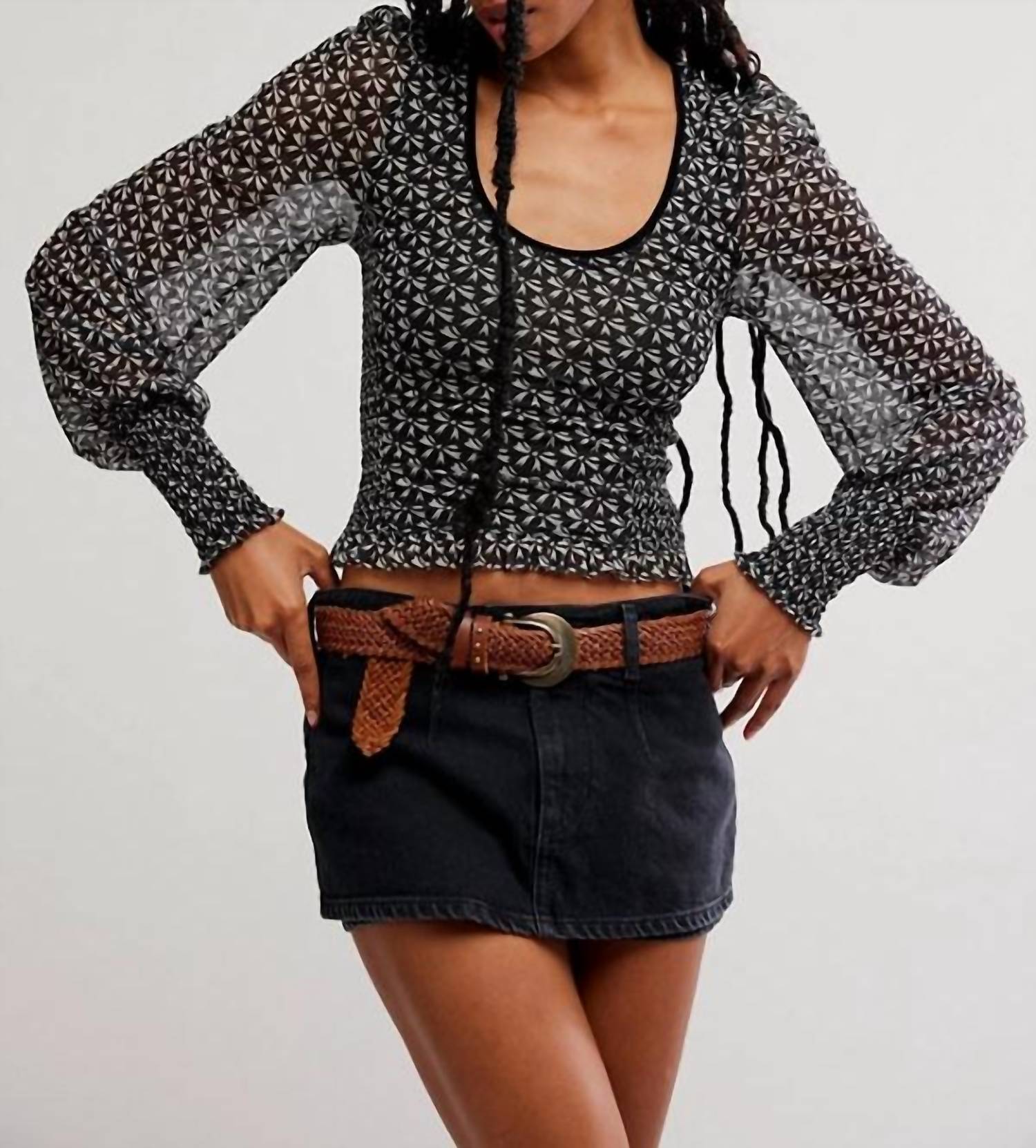 Free People - Dottie Knit Scoop Neck Top