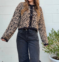 Miou Muse - Brenna Buttoned Knit Cardigan