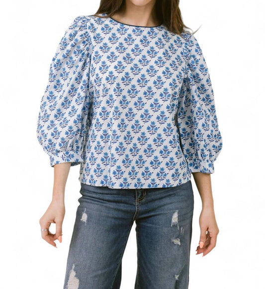 Laroque - DARBY 3/4 SLEEVE COTTON TOP