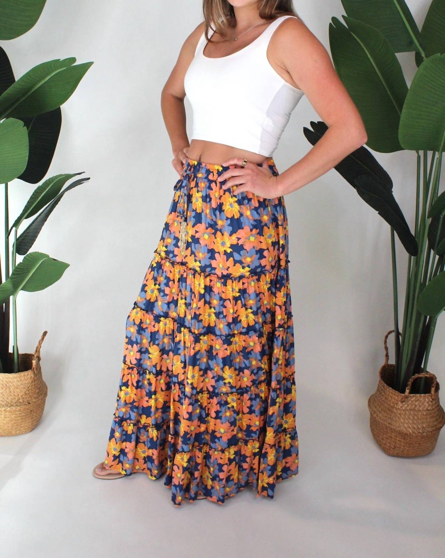 Romi The Brand Winter Lily Magical Skirt in floral - women's dress - view 4