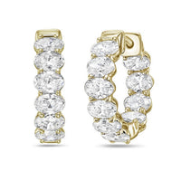 Diana M Jewels - Women's Classic 2.22 Carat Diamond Stud Earrings