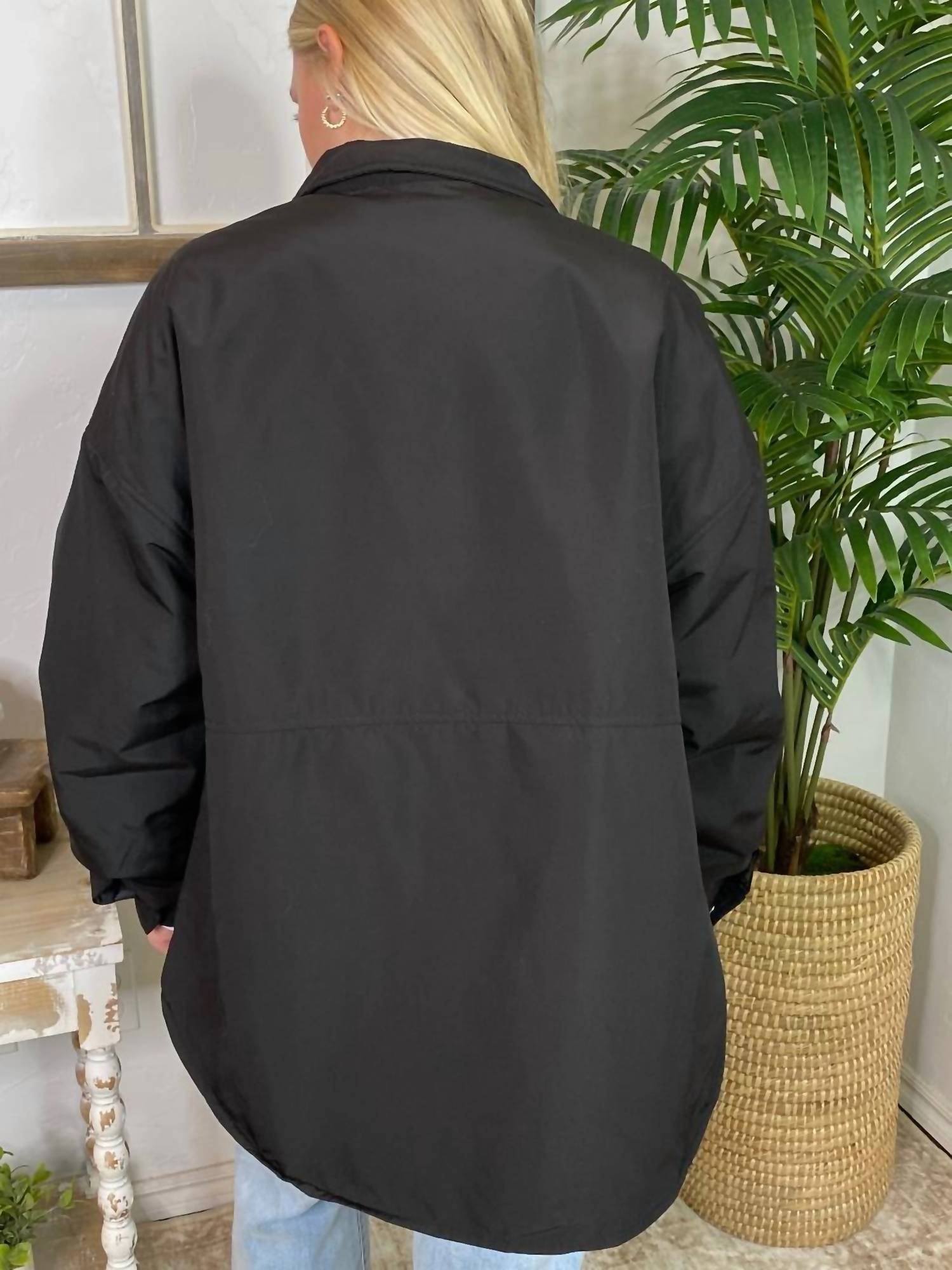 Very J - Collar Button Up Jacket