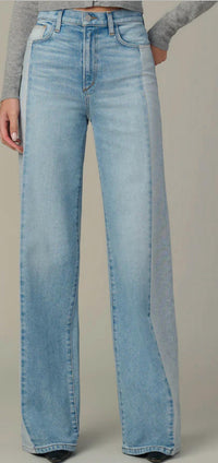Joe'S Jeans - Mia Pieced Two Tone Wide Leg Jeans
