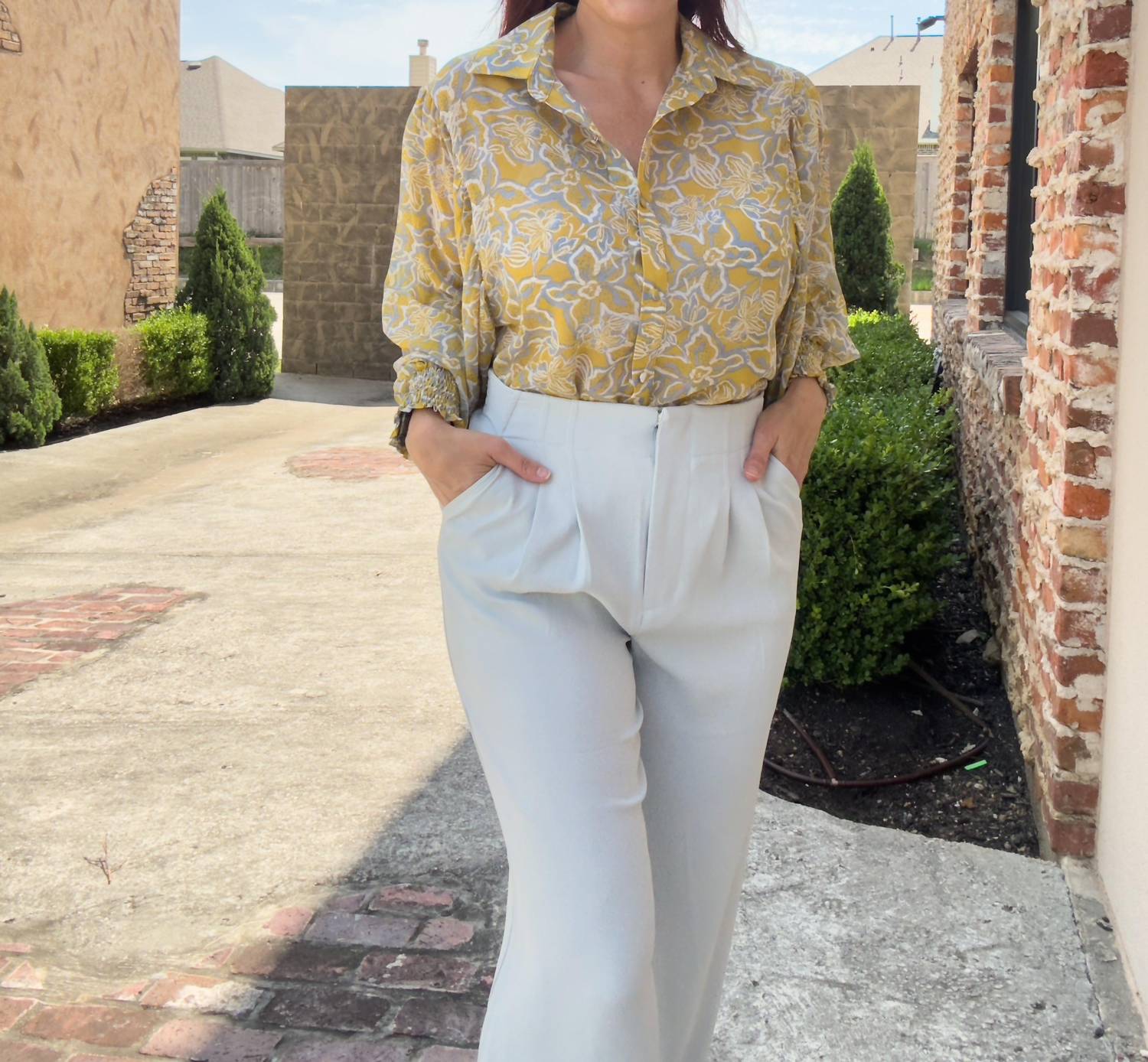 Skies Are Blue - Summertime Blues Wide Leg Pants