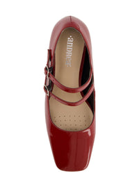 Andrea Women's Block Heeled Shoes in red - women's heels - alternate view
