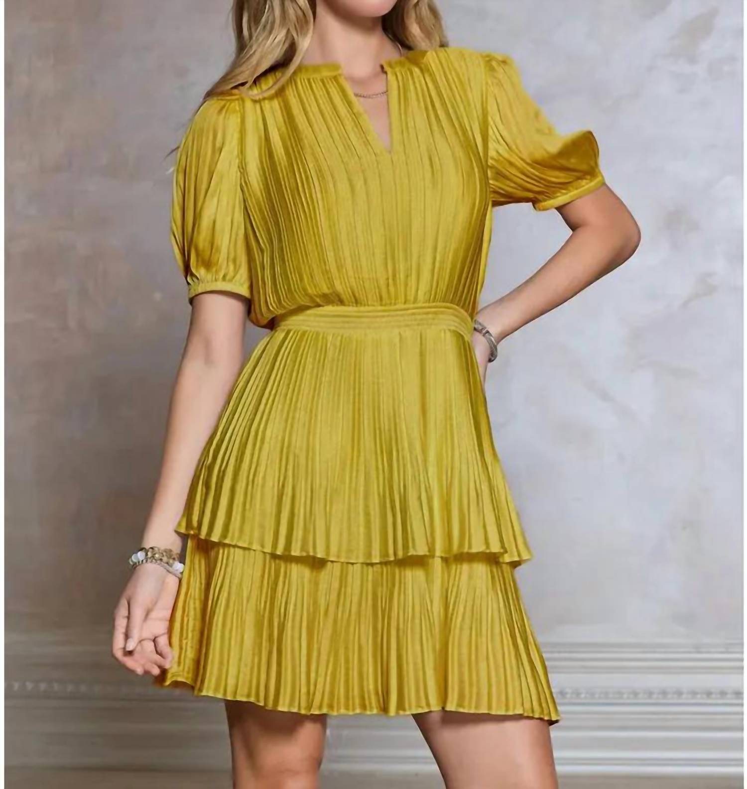 Current Air - Pleated Mini Dress