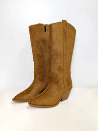 Corkys Footwear - Women's Howdy Faux Suede Cowgirl Boots