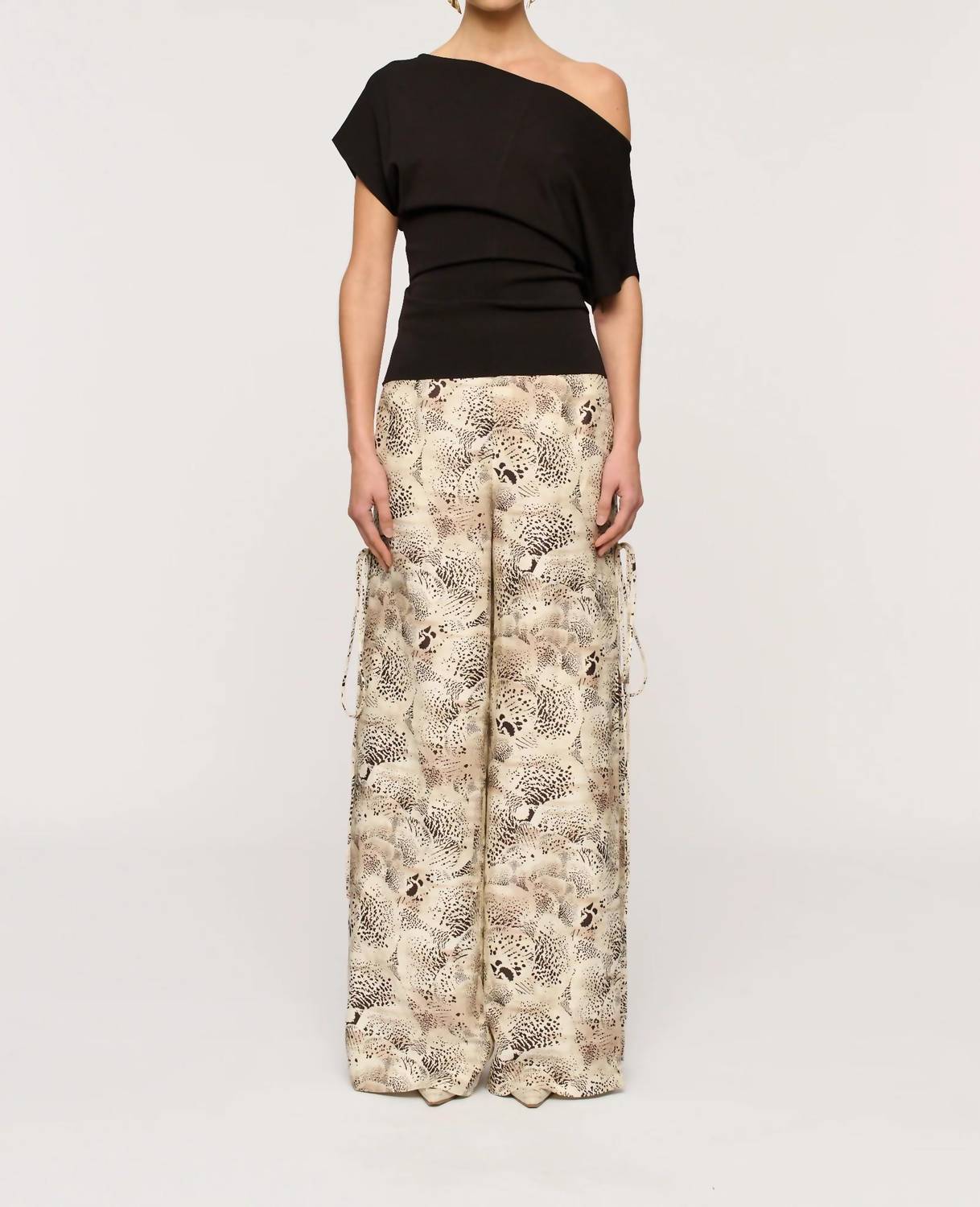 Clea - Carlos Side Tie Trouser
