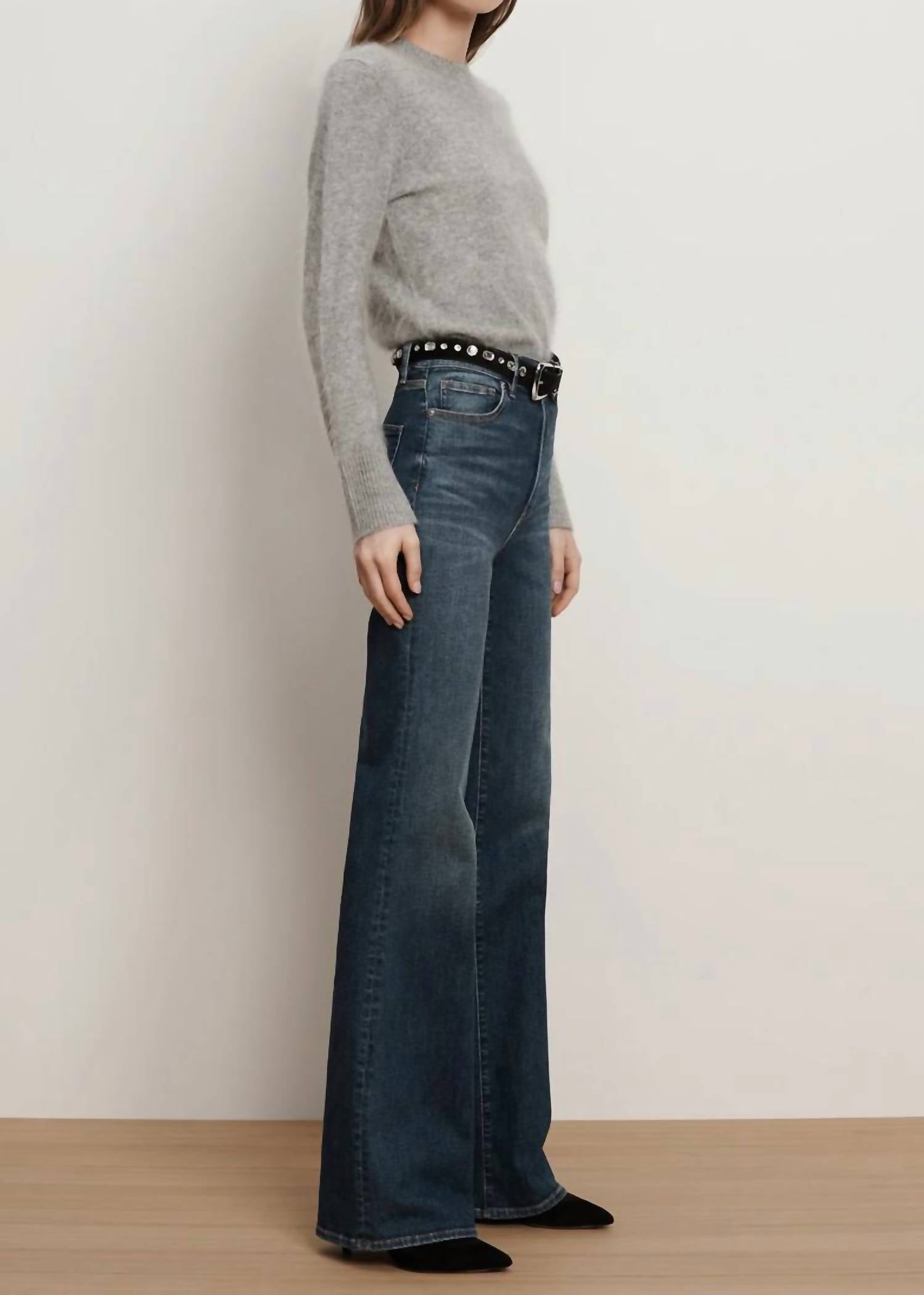 Veronica Beard - Crosbie Slim Wide Leg Jean