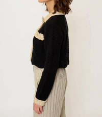 Central Park West - Rose Scallop Edge Sweater