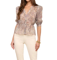 L'Agence - Suri Puff 3/4 Sleeve Top