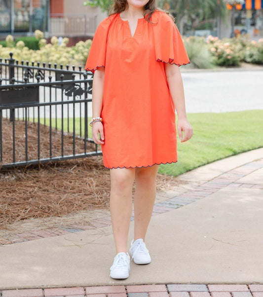 Navybleu - Harbor Scallop Dress