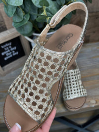 Corkys Footwear - Women's Woven Carley Wedge Sandal