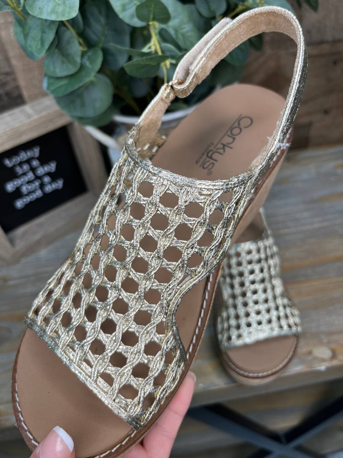 Corkys Footwear - Women's Woven Carley Wedge Sandal