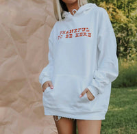 Friday + Saturday - Thankful To Be Here Graphic Hoodie