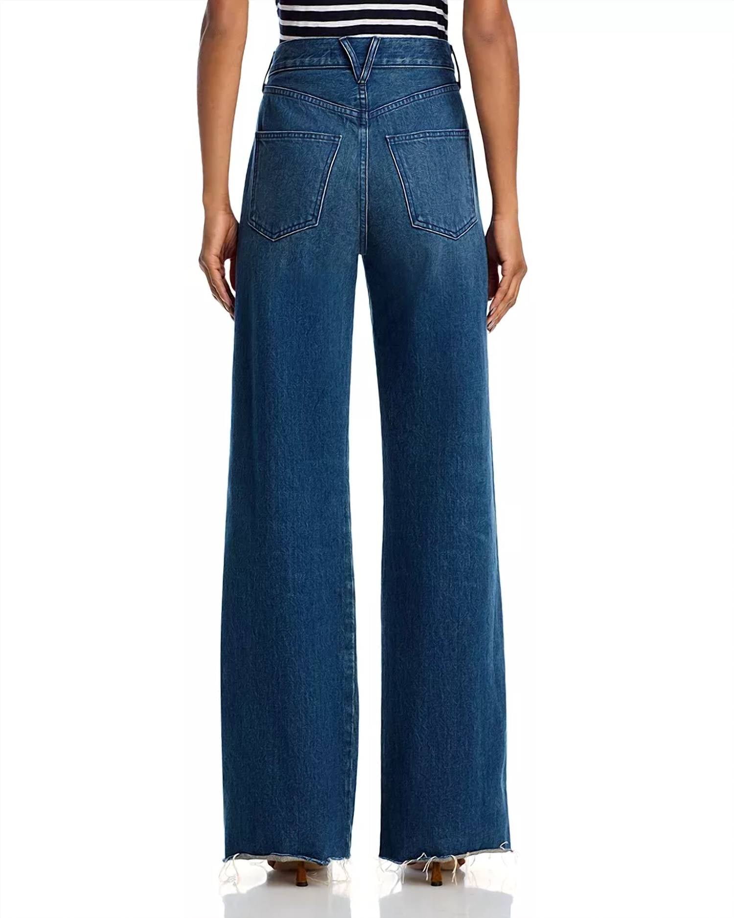 Veronica Beard - Taylor High Rise Wide Leg Jeans